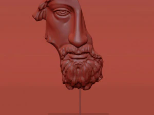 scultura statua in resina waraji Modello 3D