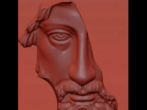 scultura statua in resina waraji Modello 3D