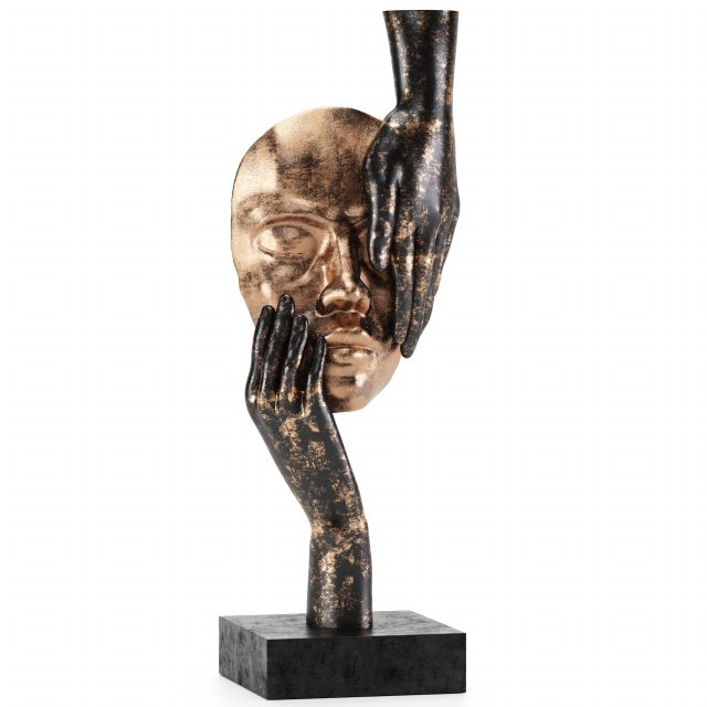 decor people sculpture Modelo 3D .c4d .max .obj .3ds .fbx .stl .blend 