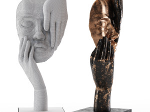 decor people sculpture Modelo 3D
