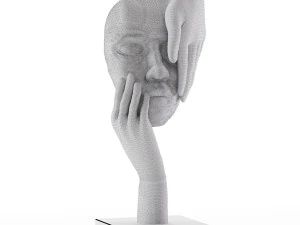 decor people sculpture 3D Model