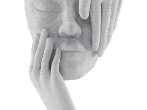 decor people sculpture 3D Model