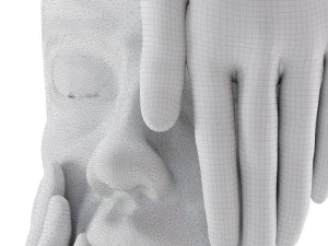 decor people sculpture 3D Model