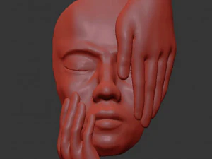 decor people sculpture 3D Model
