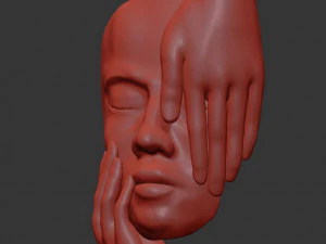 decor people sculpture 3D Model