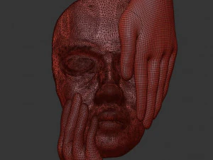 decor people sculpture 3D Model
