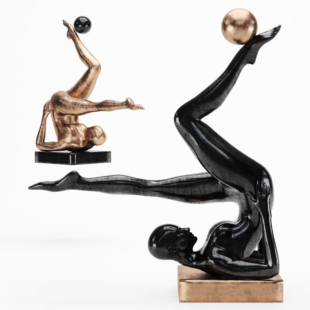 decor people sculpture set36 Modello 3D .c4d .max .obj .3ds .fbx .stl .blend 