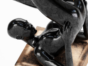 decor people sculpture set36 Modello 3D