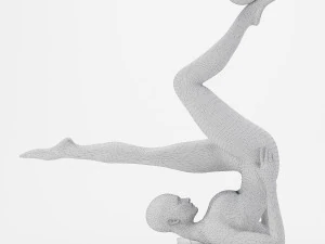 decor people sculpture set36 3D Model