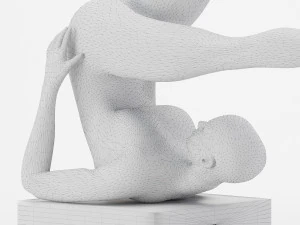 decor people sculpture set36 3D Model