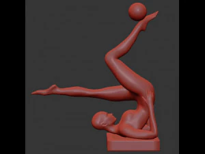 decor people sculpture set36 3D Model