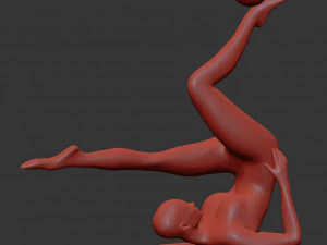 decor people sculpture set36 3D Model