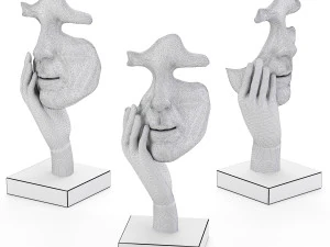 decor sculpture set37 3D Model