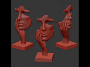 decor sculpture set37 3D Model