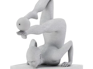 set di persone con sculture decorative39 Modello 3D