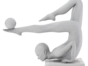 set di persone con sculture decorative39 Modello 3D