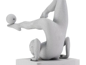 set di persone con sculture decorative39 Modello 3D