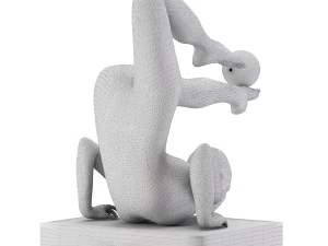 set di persone con sculture decorative39 Modello 3D