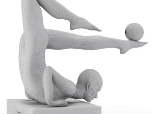 set di persone con sculture decorative39 Modello 3D