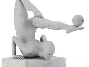 set di persone con sculture decorative39 Modello 3D