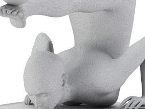 set di persone con sculture decorative39 Modello 3D