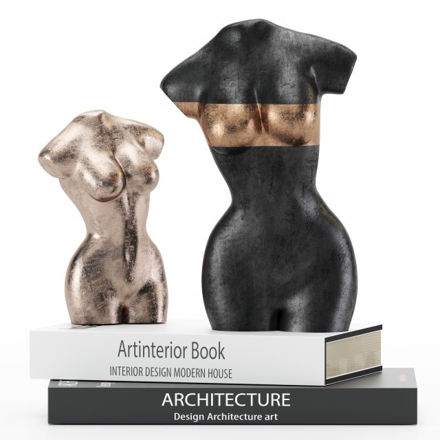 decor art set41 Modèle 3D .c4d .max .obj .3ds .fbx .stl .blend 