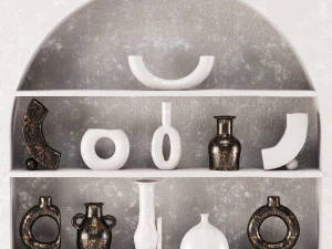 装飾花瓶セット42 3Dモデル