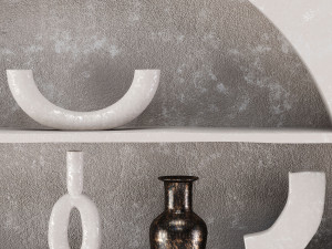decor vase set42 3D Model