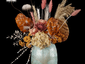 Dried flower s 3D Model