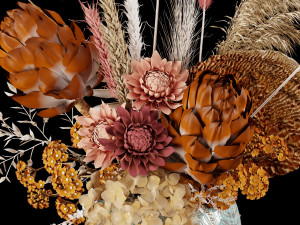 Dried flower s Model 3D