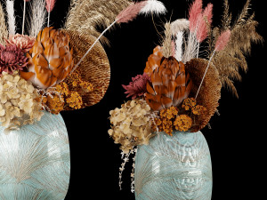 Dried flower s Model 3D