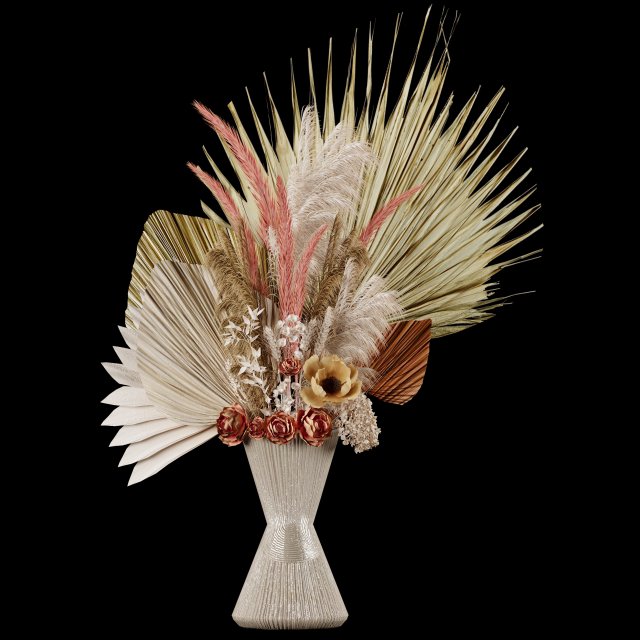 Dry-flowers s 3D 模型 .c4d .max .obj .3ds .fbx .stl .blend 