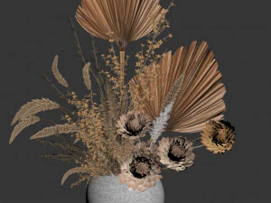 Dried flower s 3D Model