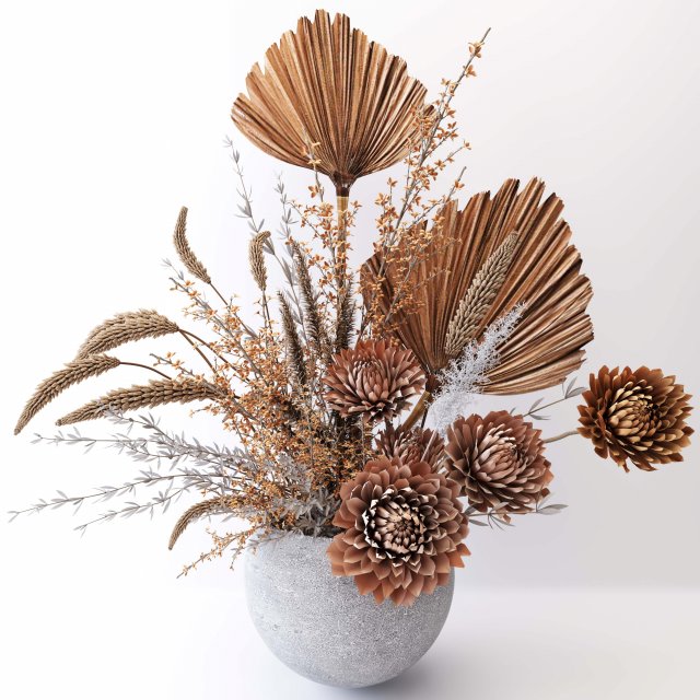 Dried flower s 3Dモデル .c4d .max .obj .3ds .fbx .stl .blend 