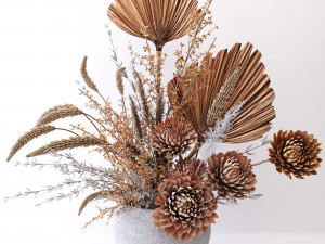 Dried flower s 3D Модель