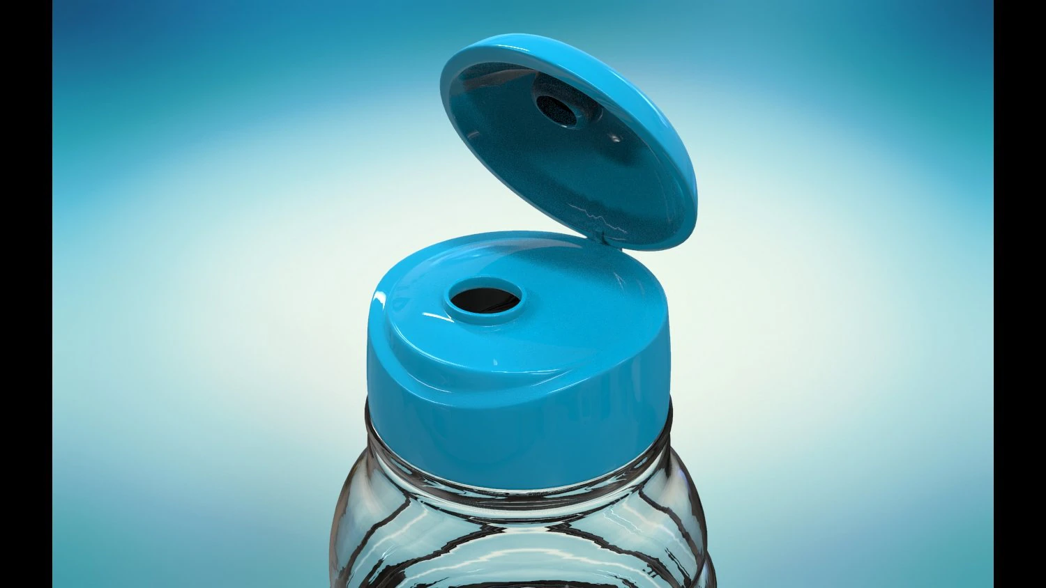 3d water bottle 3D Model .c4d .max .obj .3ds .fbx .stl .blend