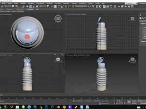 3d water bottle 3D Model