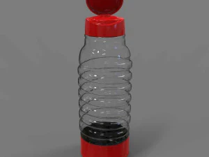 3d water bottle 3D Model