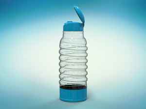 3d water bottle 3Dモデル