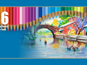 colored pencils box set Modèle 3D
