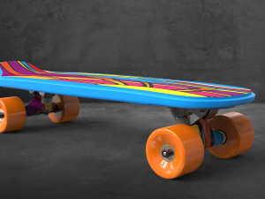 3d skateboard 3Dモデル
