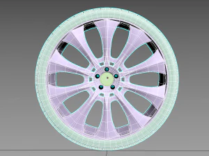 araba jantı tekerleği 3D Model