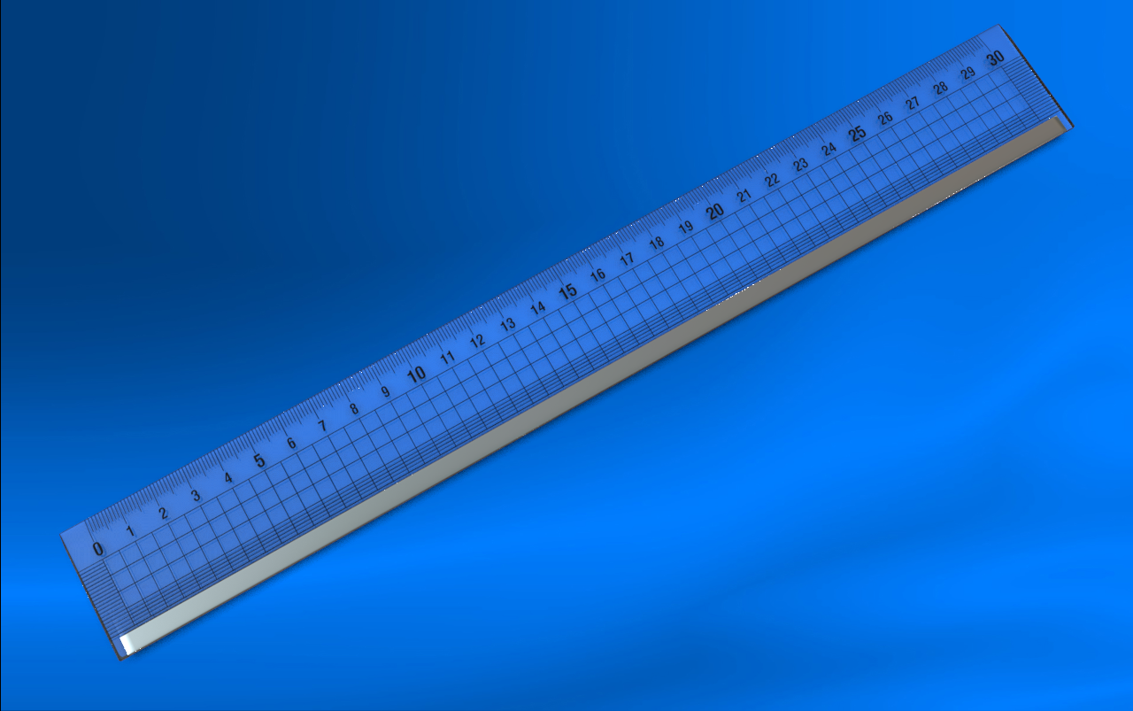 ruller scale 3D Model in Other 3DExport