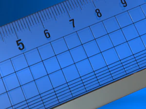 scala a righello Modello 3D