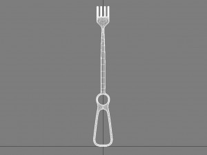Volkman retractor 216mm Model 3D