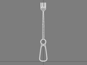 Volkman retractor 216mm 3D Model