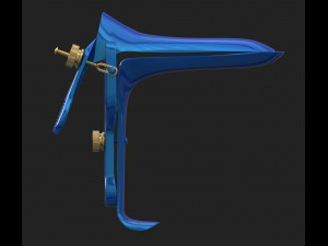 Graves Vaginal Speculum Model 3D