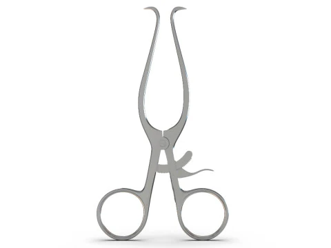 Gelpi Retractor Autorretenedor 18cm Modelo 3D