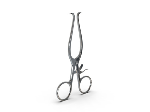 Gelpi Self-Retaining Retractor 18cm 3D Модель