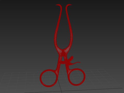 Gelpi Self-Retaining Retractor 18cm 3D Модель